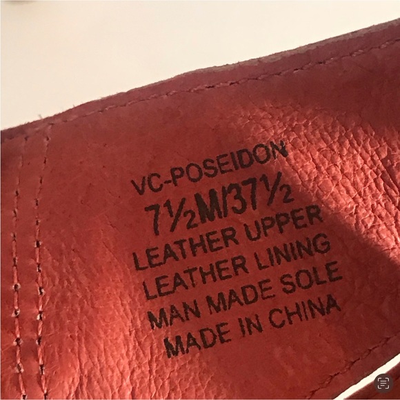 New Vince Camuto Poseidon Platform Sandal Coral Size 7.5 - Picture 7 of 9